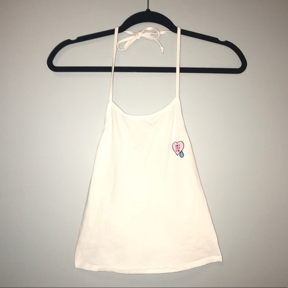 White Halter Top - Picture 1 of 1